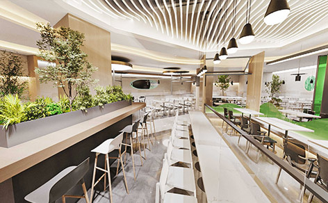 【VR全景】国有企业员工餐厅设计方案—康帕斯