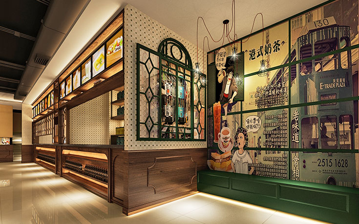 餐饮设计案例,员工餐厅设计案例,办公装修,别墅设计案例,广州美高设计_广州美高设计