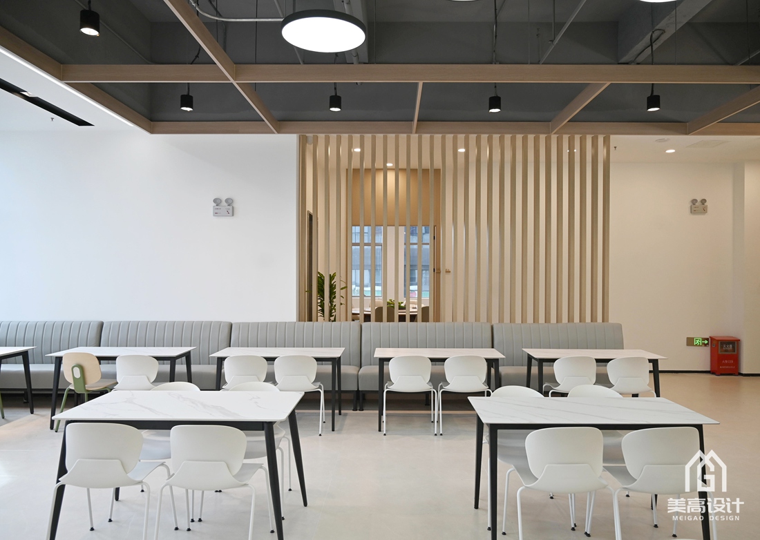 零壹科技园员工食堂设计完工实景照