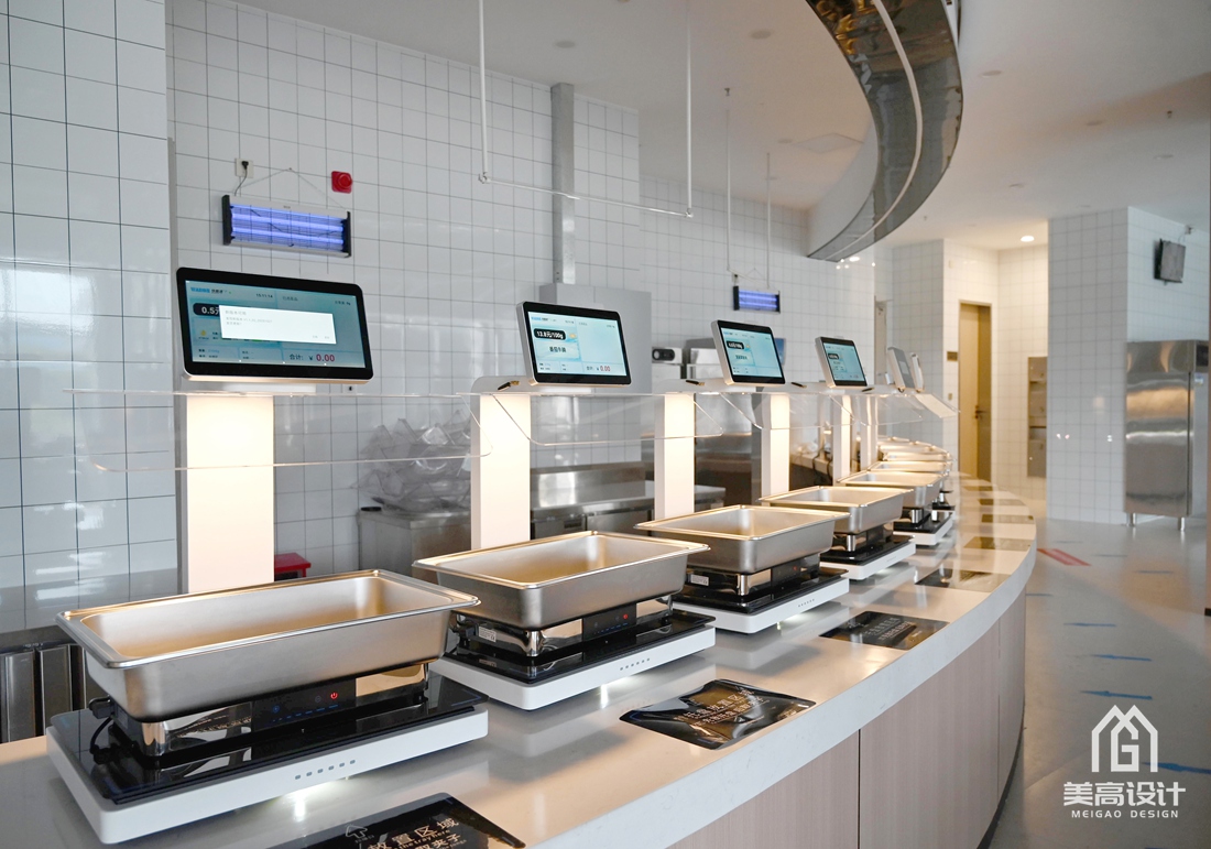 零壹科技园员工食堂设计完工实景照