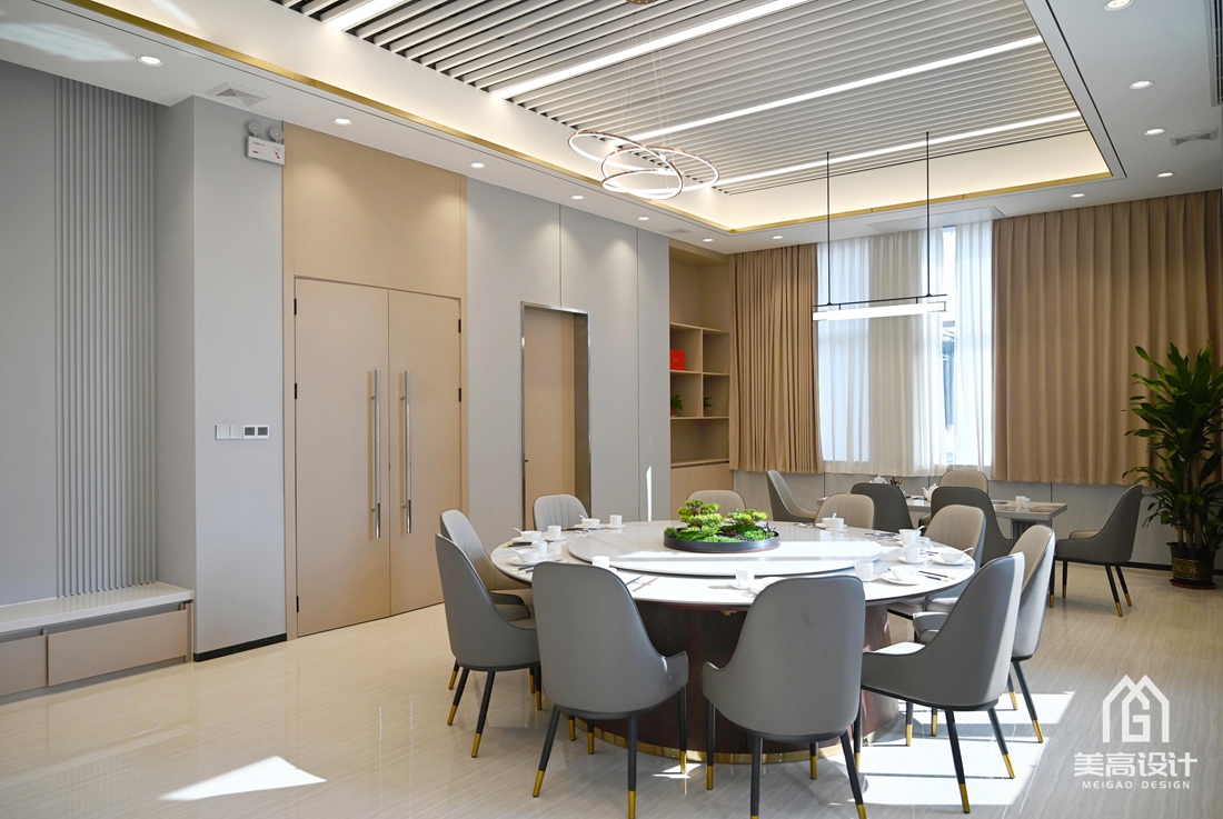 零壹科技园员工食堂设计完工实景照