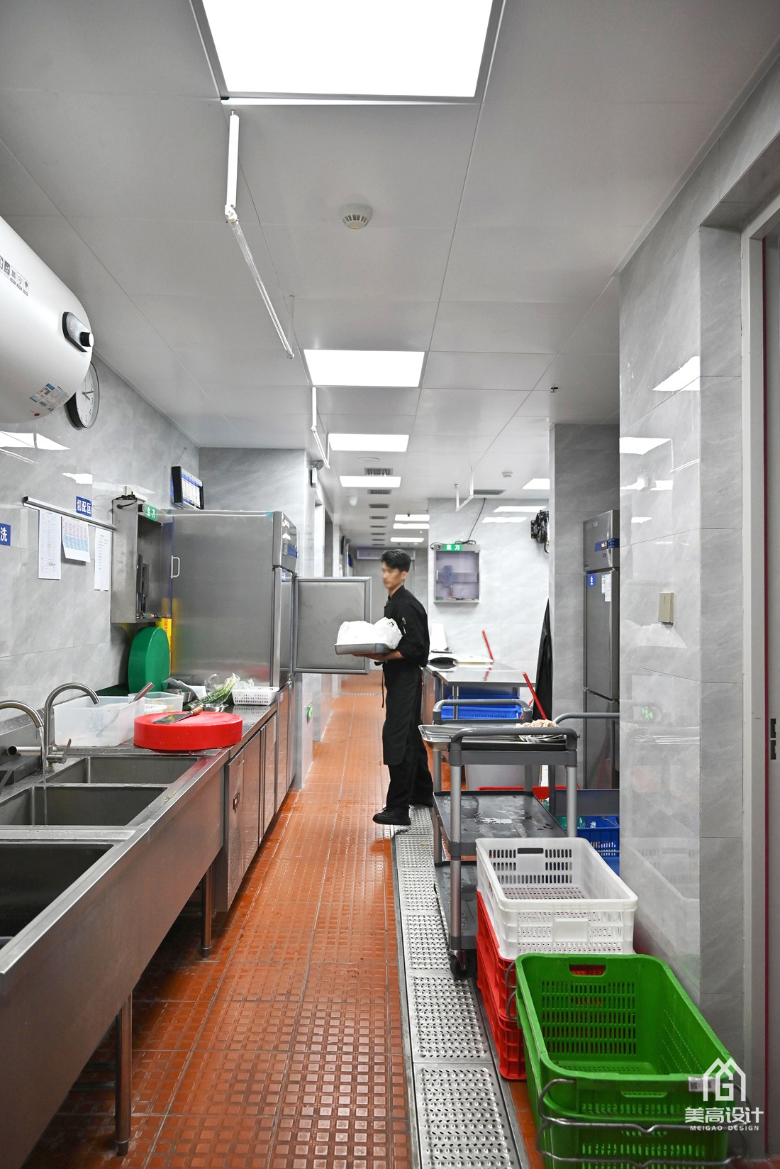 零壹科技园员工食堂后厨设计完工实景照