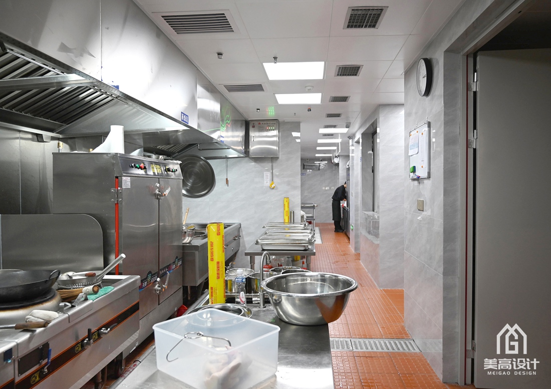 零壹科技园员工食堂后厨设计完工实景照