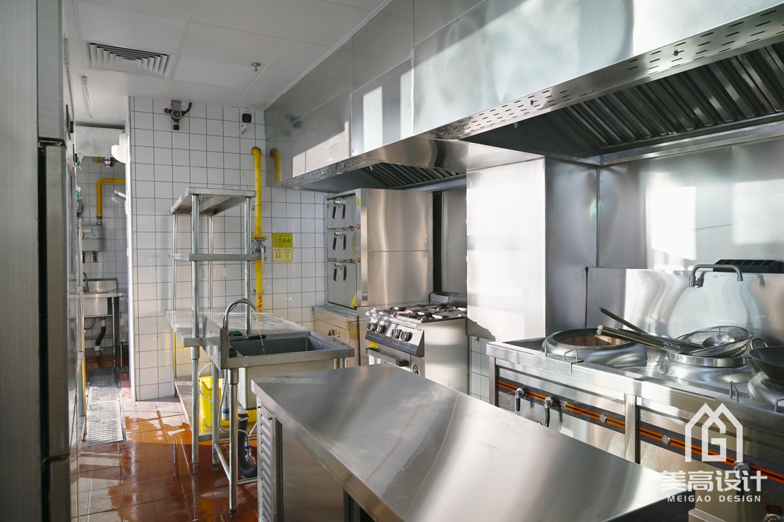企业餐厅后厨装修实景