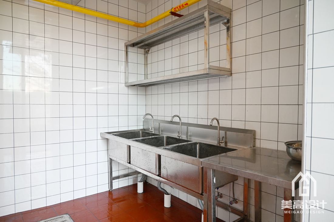 企业餐厅后厨装修实景