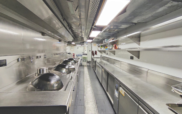 乐美膳益云科技员工餐厅厨房设计设备实景案例