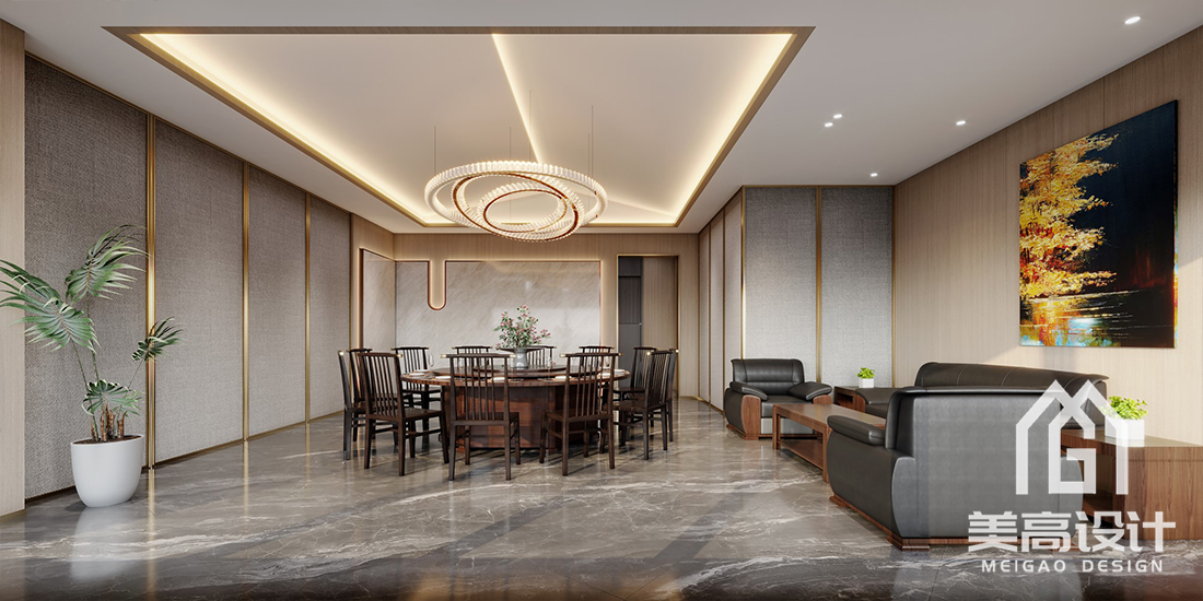 企业员工食堂装修设计效果图