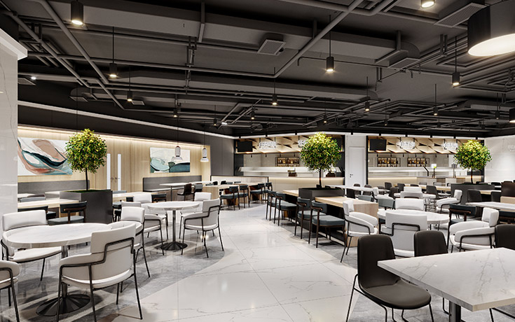 中信集团-中信银行广州总部员工餐厅设计