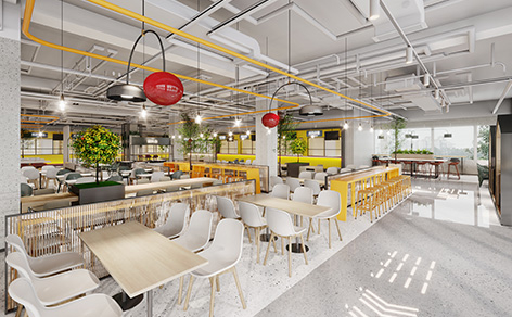 【视频】海口经院食堂：活力空间沉浸式体验