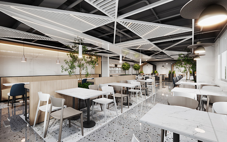 华润医疗集团-三九脑科医院职工食堂设计