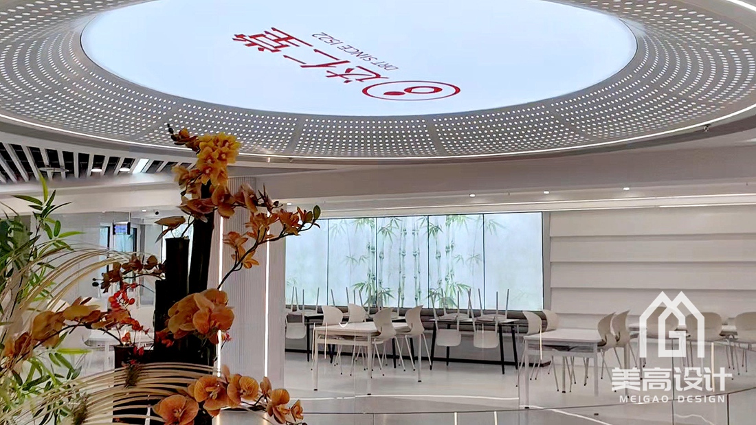 津药达仁堂·员工餐厅装修设计完工实景照