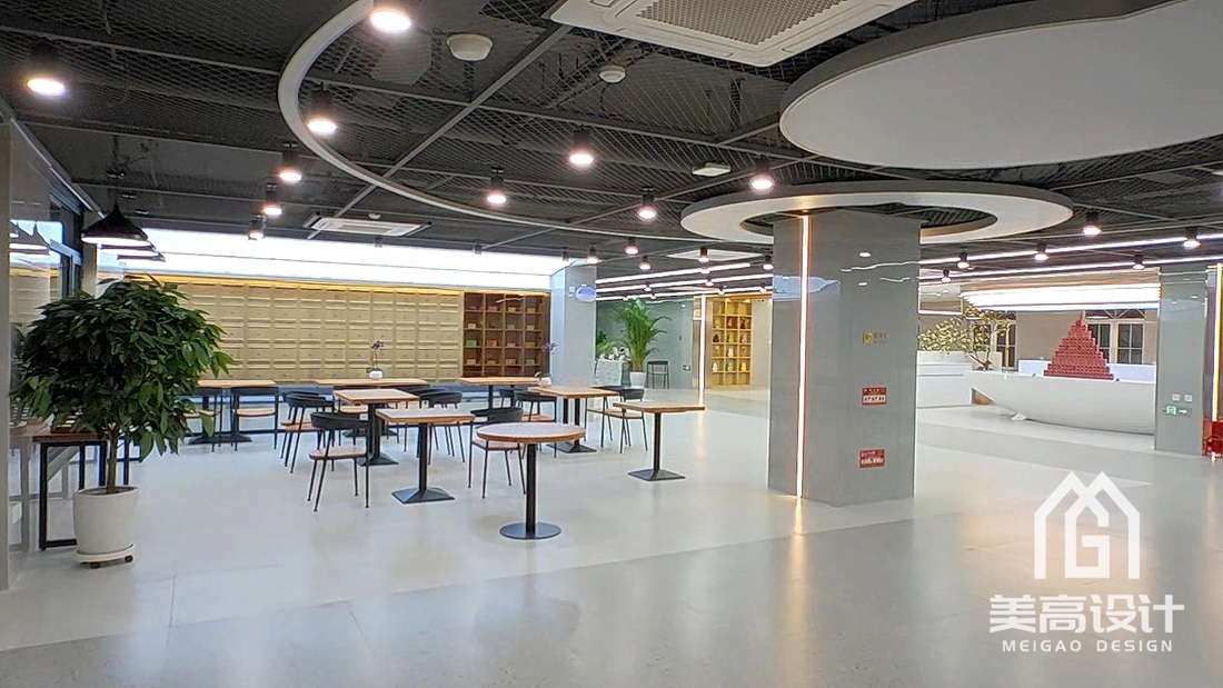 津药达仁堂·员工餐厅装修设计完工实景照