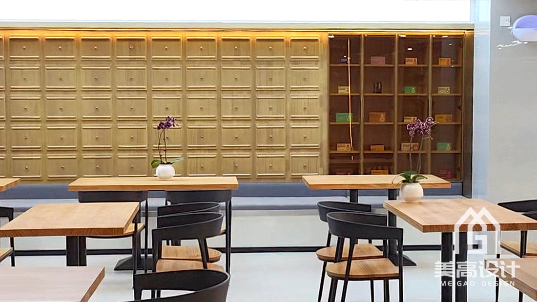 津药达仁堂·员工餐厅装修设计完工实景照