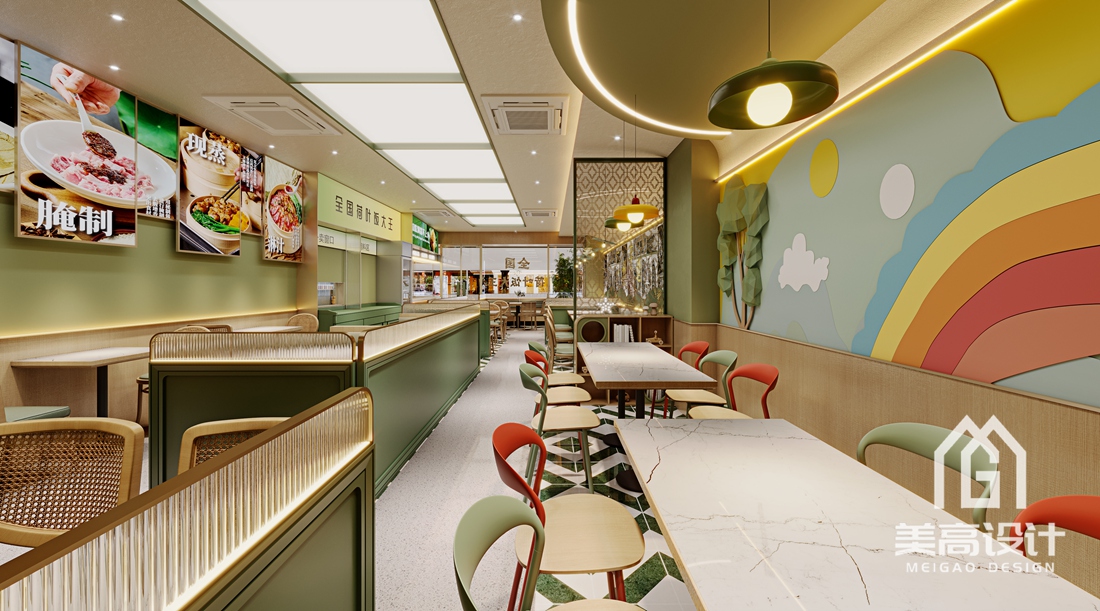 广州72街餐饮店装修设计效果图