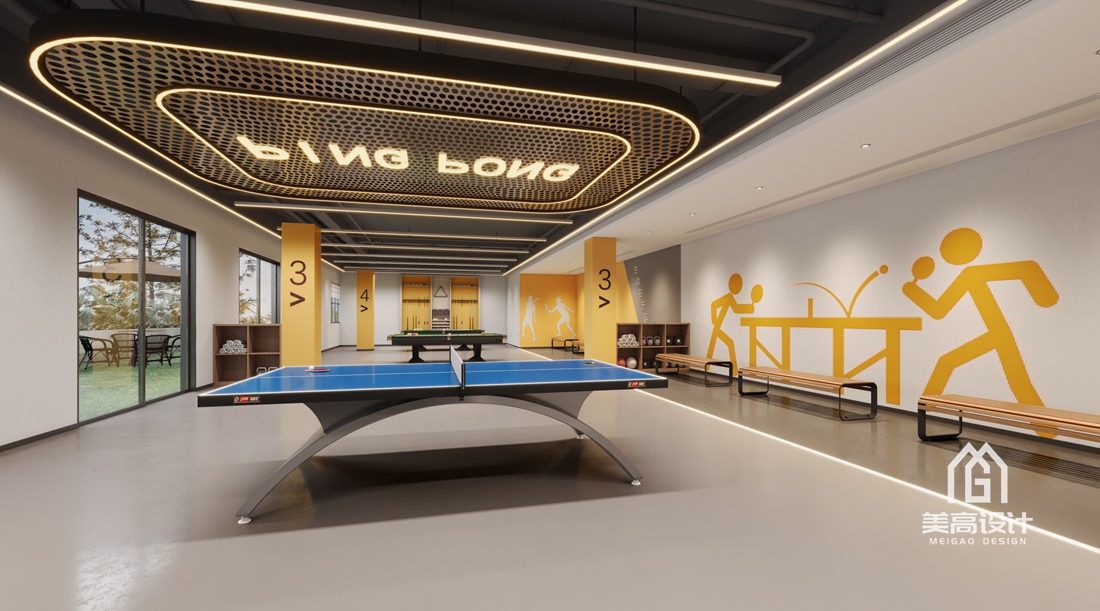 福州天宇电气股份有限公司餐厅及宿舍楼 健身房桌球
