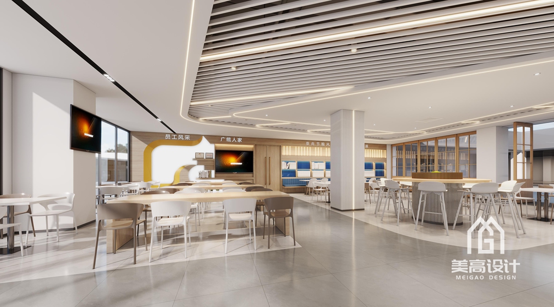 职工食堂装修设计效果图