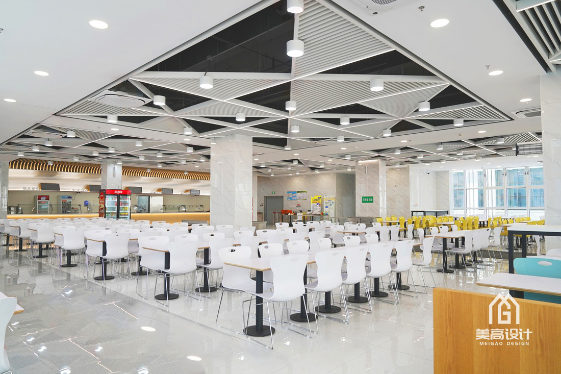 公牛集团员工食堂装修实景图