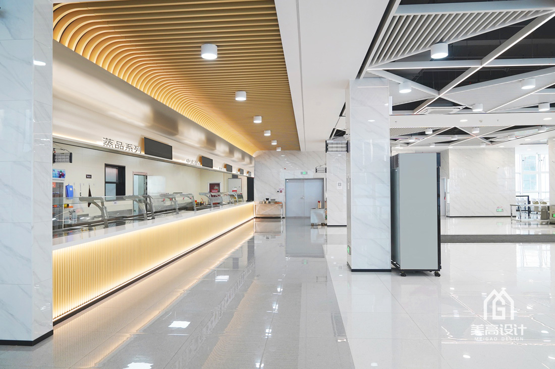 公牛集团员工食堂装修实景图