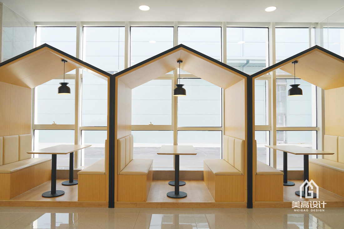 公牛集团员工食堂装修实景图