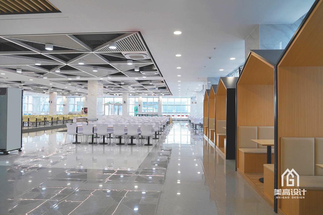 公牛集团员工食堂装修实景图