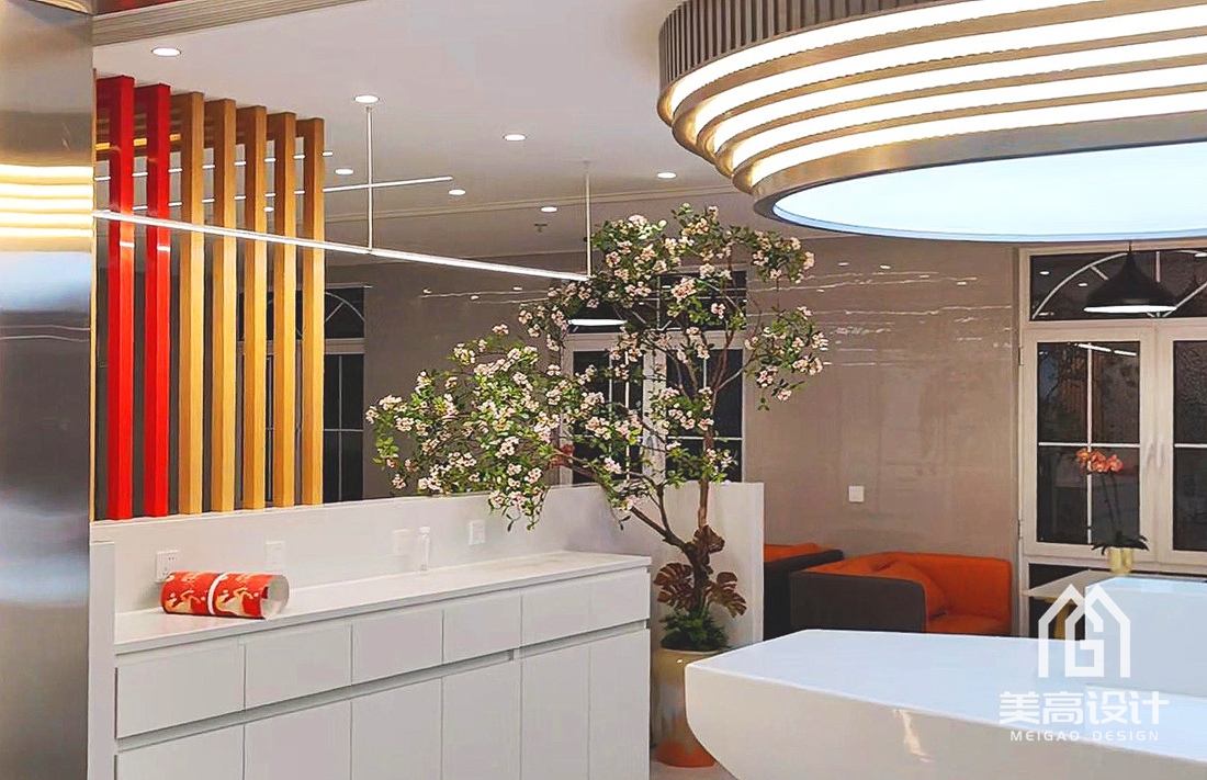 津药达仁堂·员工餐厅装修设计完工实景照