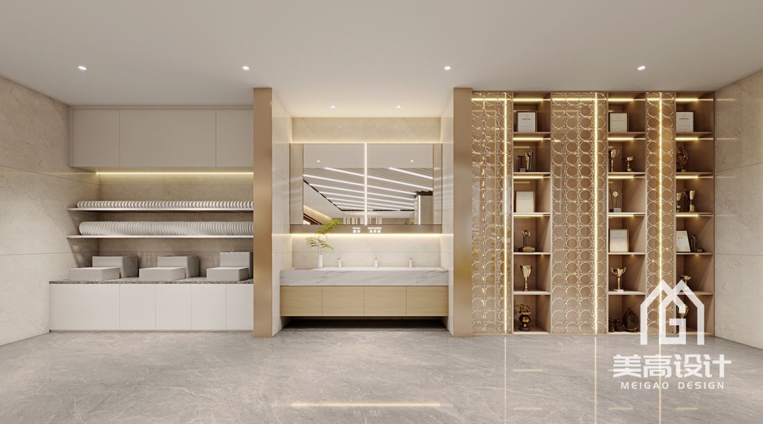 深圳四季酒店员工餐厅装修效果图