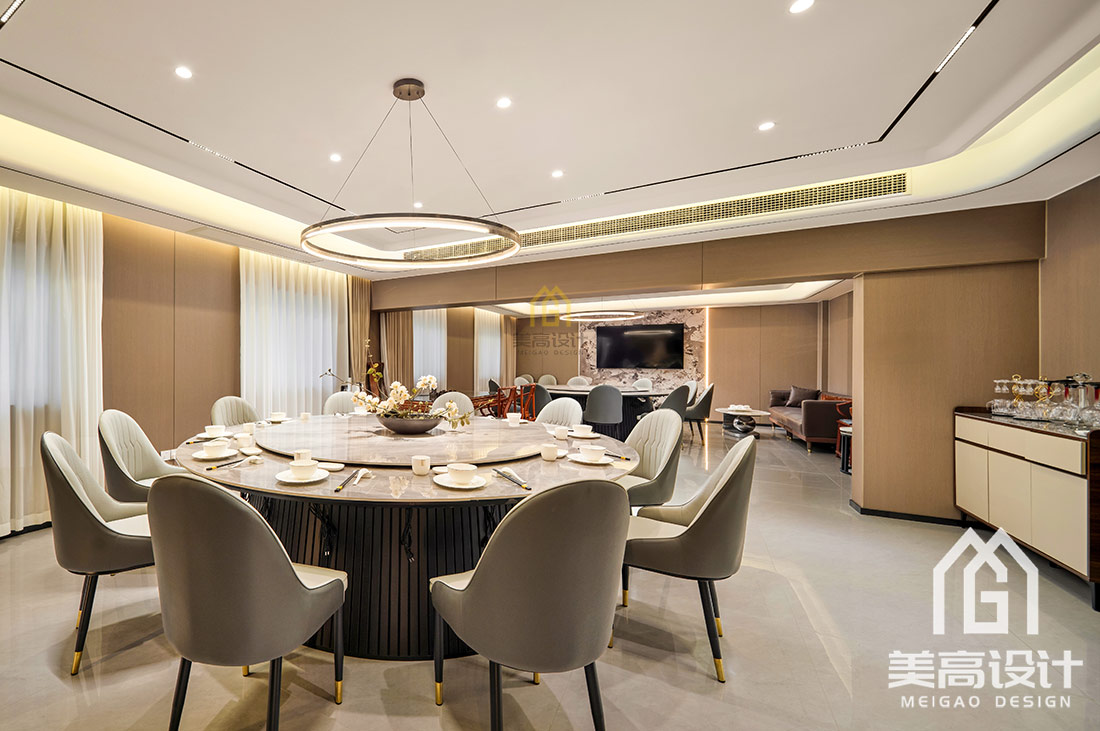 国企员工食堂设计完工实景图 国企员工食堂设计完工实景图